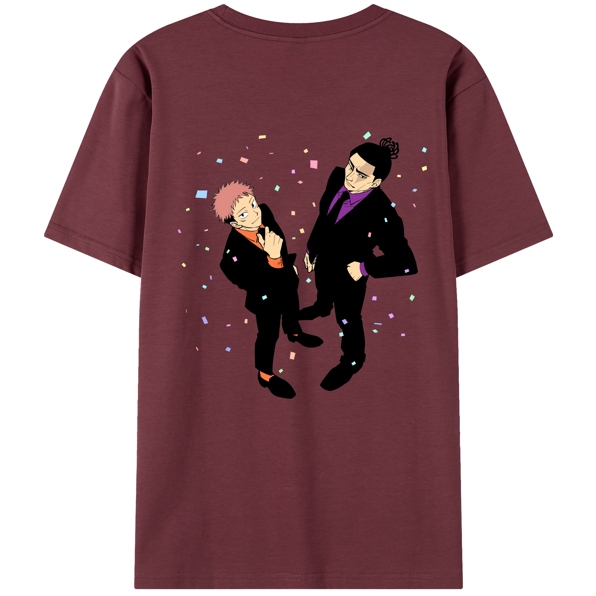 （画像用） 呪術廻戦 Jujutsu Kaisen 綿100％半袖Tシャツ（背面プリント）